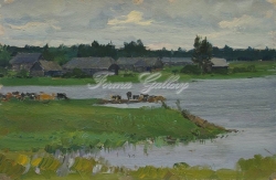 Деревня у реки
